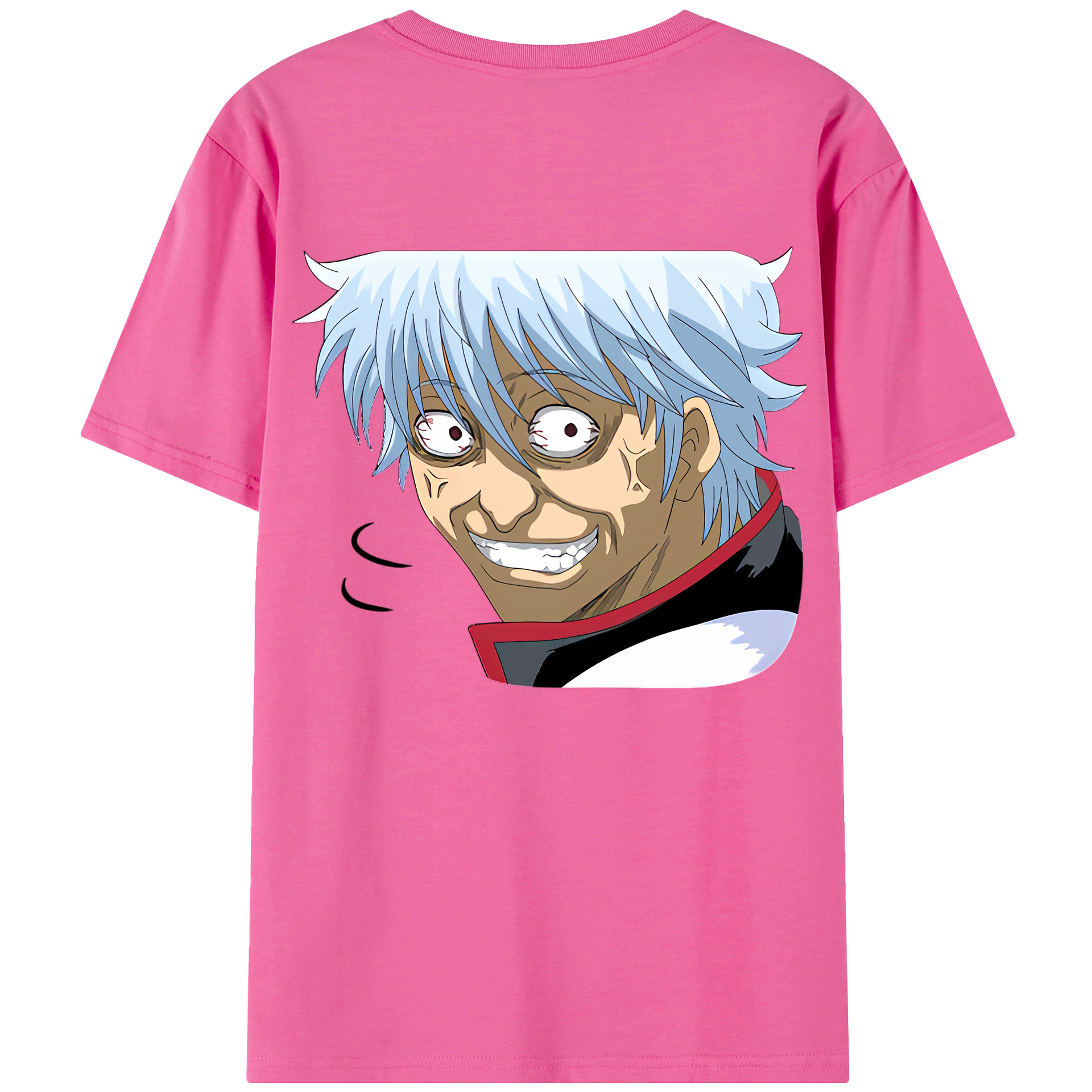 （画像用） ぎんたま 坂田銀時（さかたぎんとき） 神楽 志村新八（しむら しんぱち） GINTAMA Sakata Gintoki Kagura Shimura Shinpachi レディース半袖Tシャツ(バックプリント)